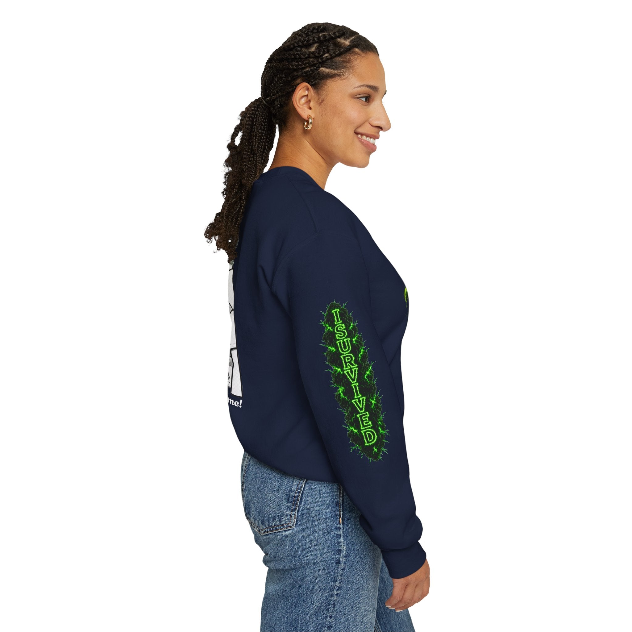 I Survived 2020 — Director's Cut S1:E5 "Delivery Doomsday" | Pandemic Edition Unisex Heavy Blend™ Crewneck Sweatshirt