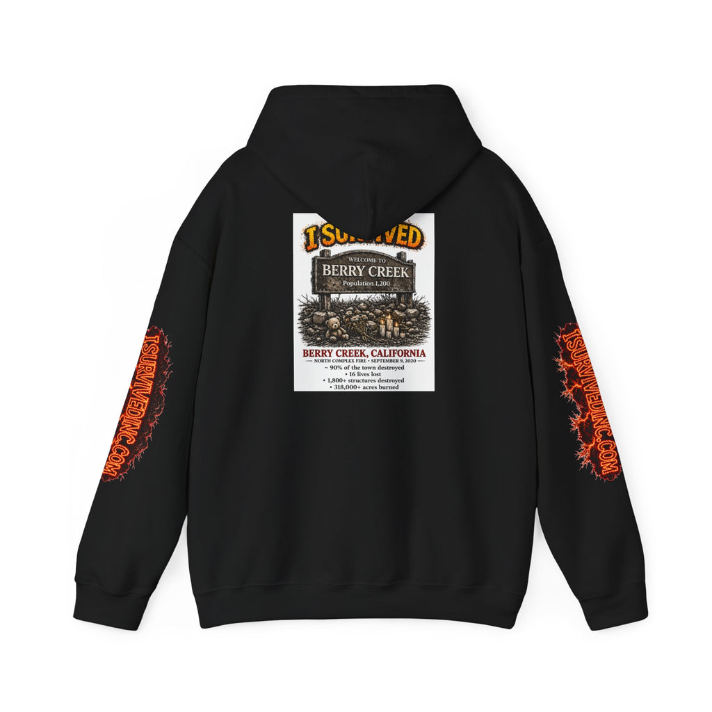 I Survived 2020 — S2:E1 "Berry Creek" | Wildfire Edition Memorial Hoodie Sweatshirt