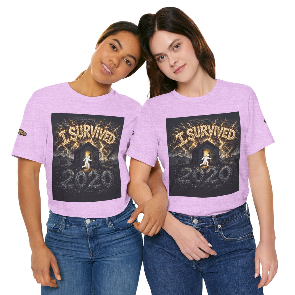 I Survived 2020 — Original Design Teaser Tee | Season 1 Premiere Drop Unisex Jersey Short Sleeve Tee