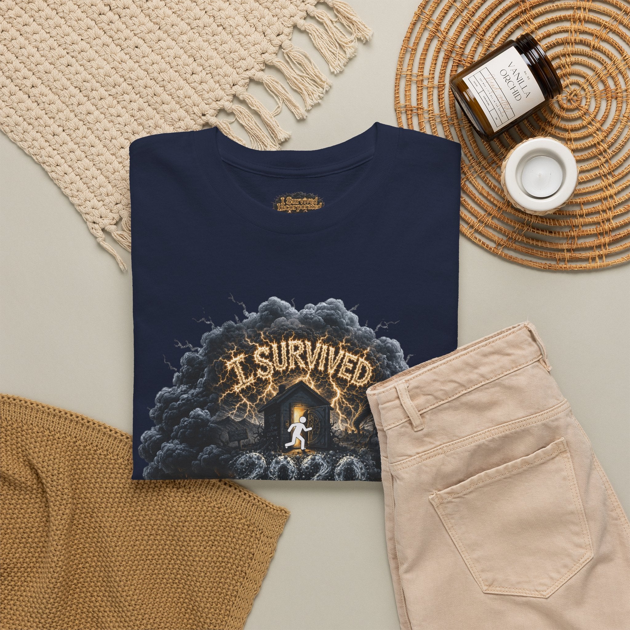 I Survived 2020 —  Deriector's Cut Original Design Teaser Tee | Season 1 Premiere Drop Unisex Heavy Cotton Tee