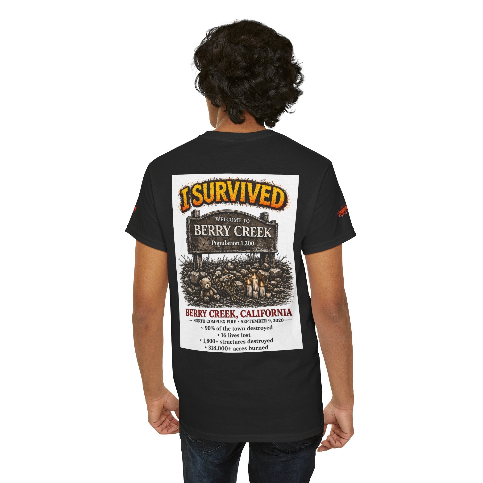 I Survived 2020 — S2:E1 "Berry Creek" | Wildfire Edition Memorial Unisex Heavy Cotton Tee (SPECIAL EDITION)