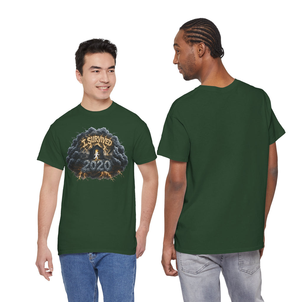 I Survived 2020 — Director's Cut Original Design Teaser Tee | Season 1 Premiere Drop Unisex Heavy Cotton Tee