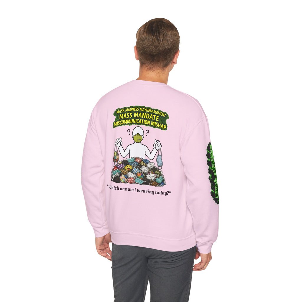 I Survived 2020 — PANDEMIC S1:E4: Director's Cut "Mask Madness" Unisex Heavy Blend™ Crewneck Sweatshirt