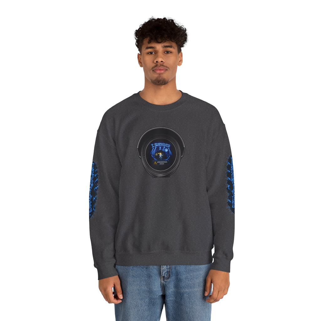 I Survived 2020 —  LOCKDOWN S3:E1: Director's Cut Special Edition "Quarantine" Unisex Heavy Blend™ Crewneck Sweatshirt