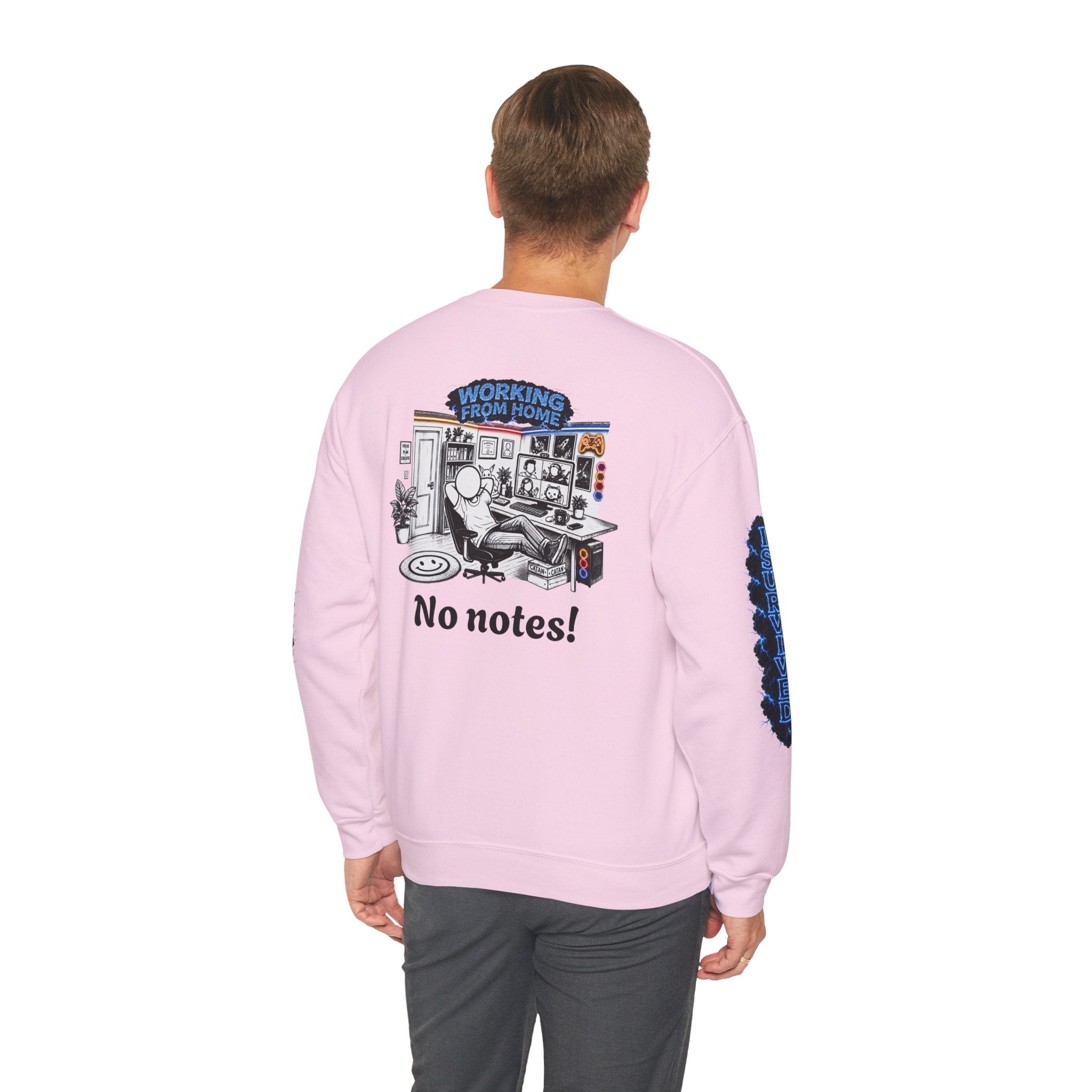 I Survived 2020 — Director's Cut S3:E4 "Working From Home" | Mid-Season Finale Pt. 1 | Lockdown Edition Documentary Unisex Heavy Blend™ Crewneck Sweatshirt