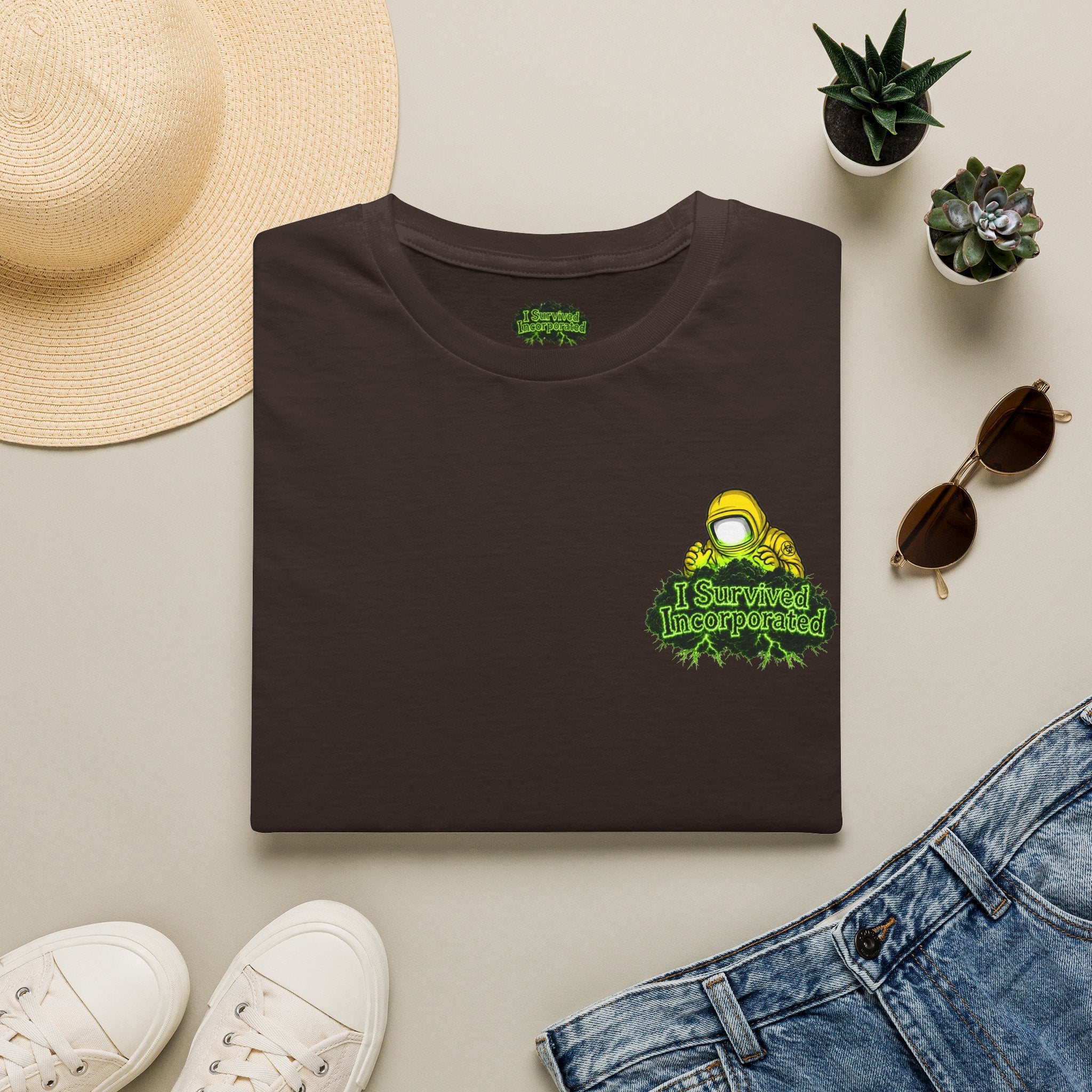 I Survived 2020 — "Please Stand By" Test Pattern Toxic Signal Tee Summer Premiere Unisex Softstyle T-Shirt