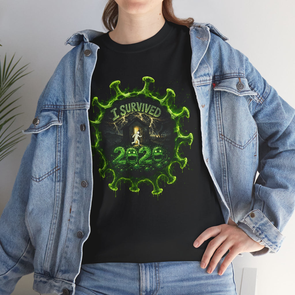 I Survived 2020 — Director's Cut S1:E1 "COVID-19: The Coronavirus" | Pandemic Edition Unisex Heavy Cotton Tee (SPECIAL EDITION)