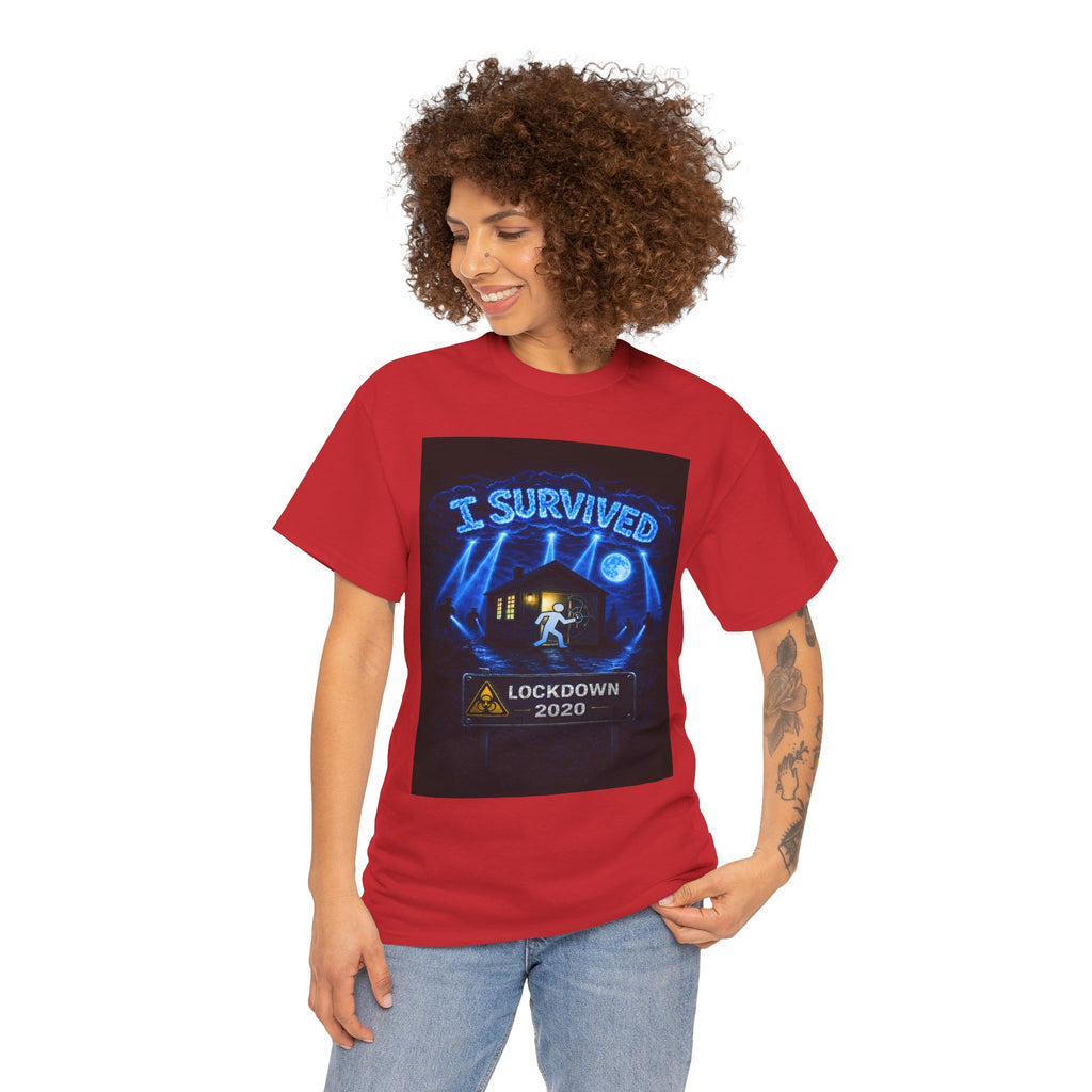 Copy of  I Survived 2020 — S3:E1 "Quarantine" | Lockdown Edition Documentary Unisex Heavy Cotton Tee