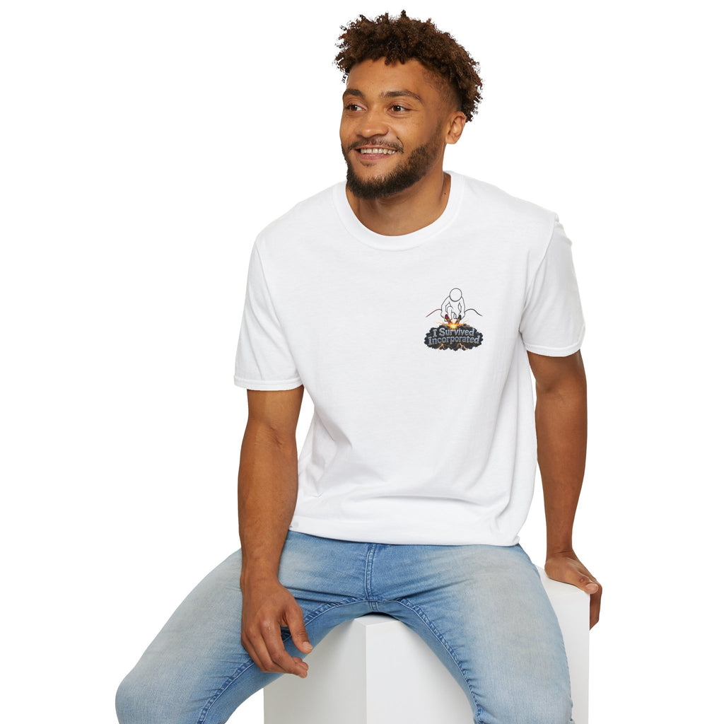 I Survived 2020 — "Please Stand By" Test Pattern Tee Summer Premier Unisex Softstyle T-Shirt