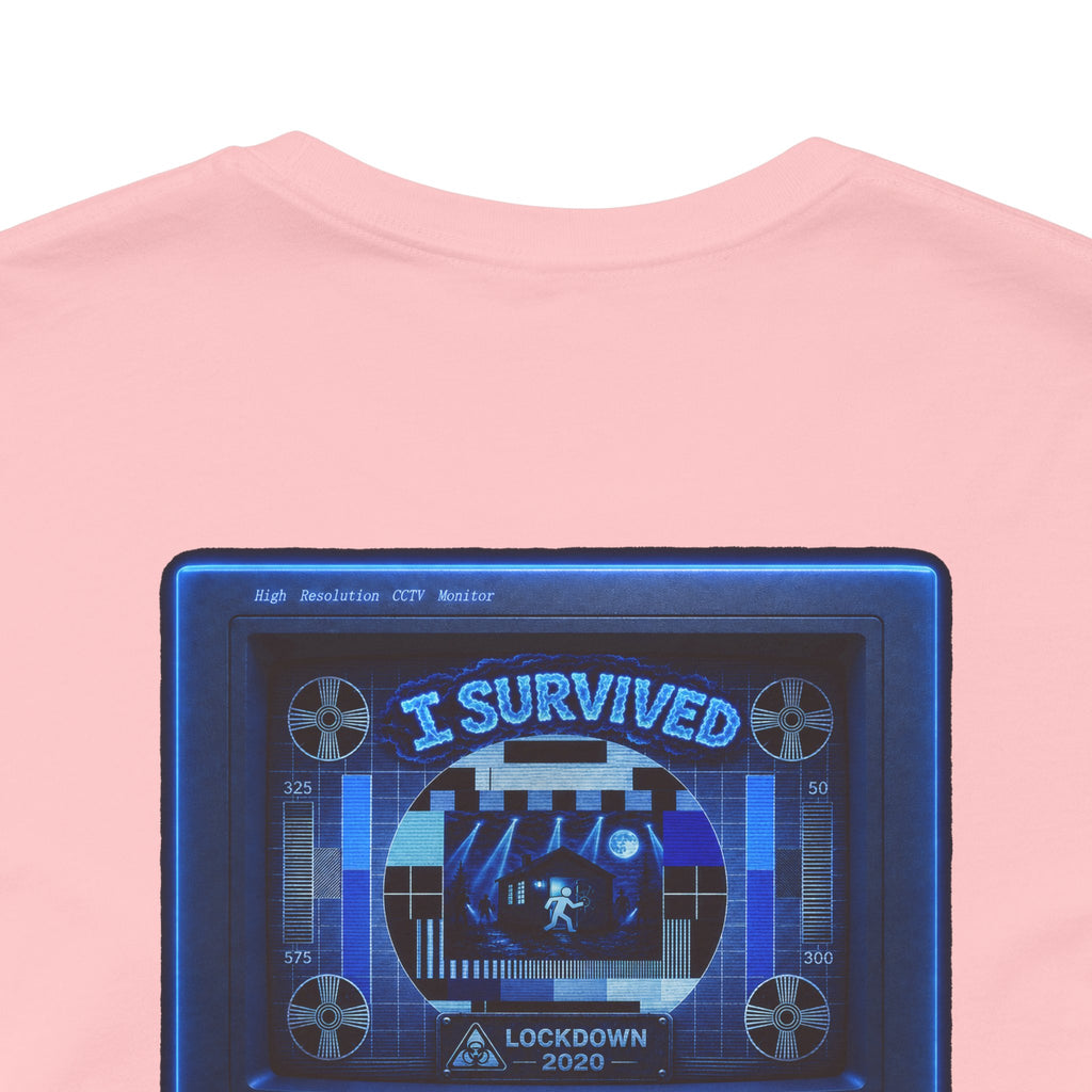 I Survived 2020 — "Please Stand By" Test Pattern Tee Lockdown Summer Exclusive Unisex Jersey Short Sleeve Tee