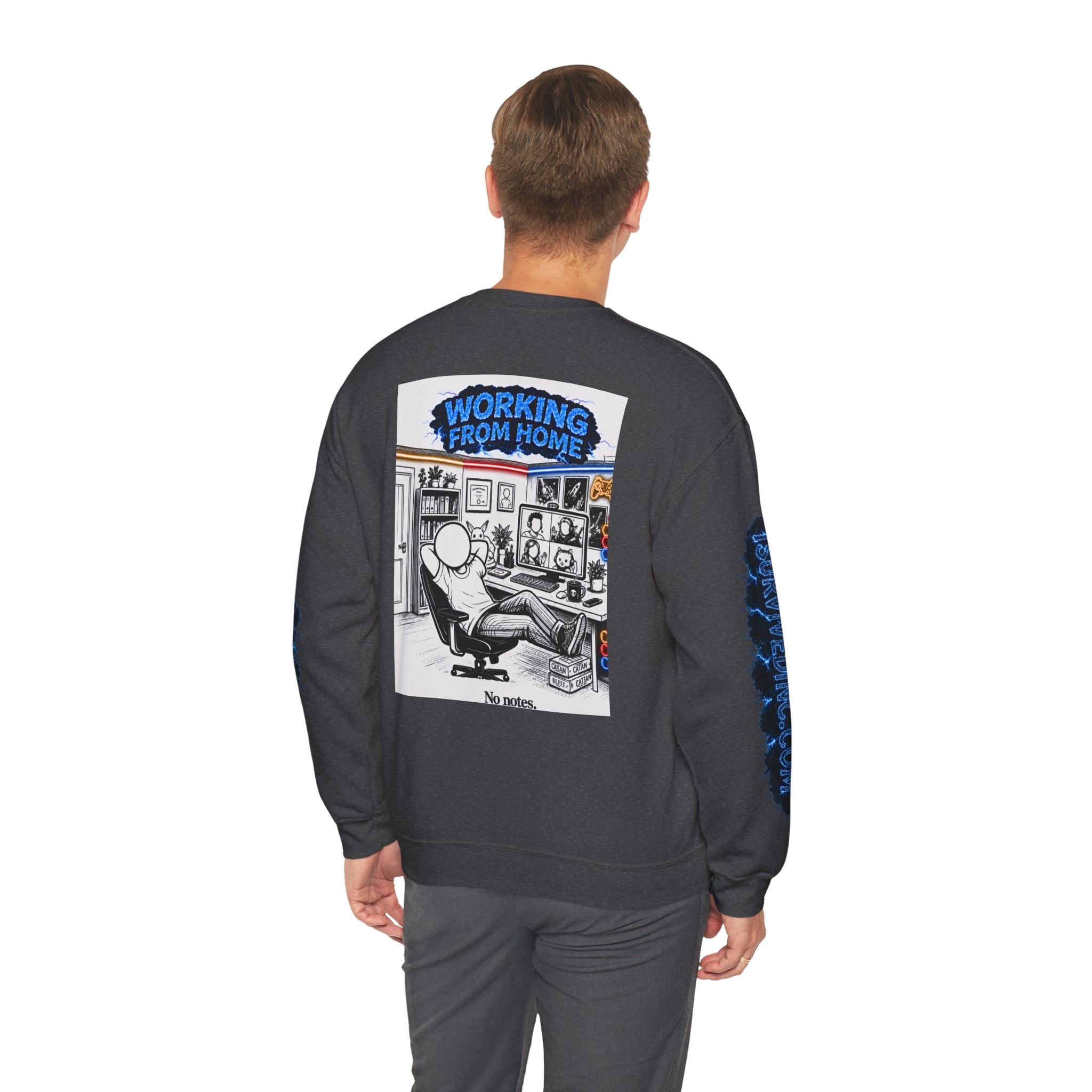 I Survived 2020 — S3:E4 "Working From Home" | Mid-Season Finale Pt. 1 | Lockdown Edition Documentary Unisex Heavy Blend™ Crewneck Sweatshirt
