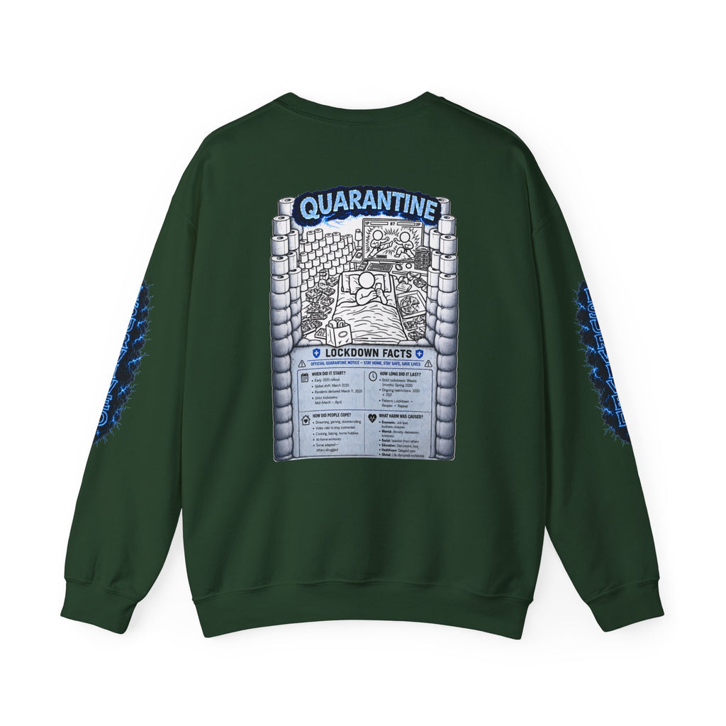 I Survived 2020 —  LOCKDOWN S3:E1: Director's Cut Special Edition "Quarantine" Unisex Heavy Blend™ Crewneck Sweatshirt