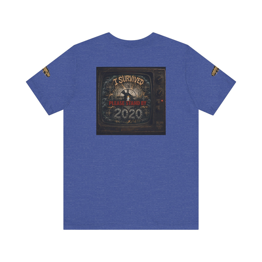 I Survived 2020 — "Please Stand By" Test Pattern Tee Special Edition Summer Premier Unisex Jersey Short Sleeve Tee