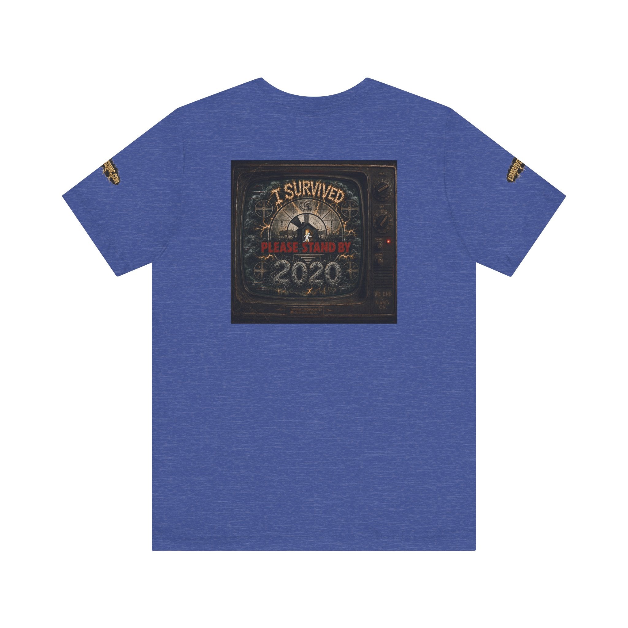 I Survived 2020 — "Please Stand By" Test Pattern Tee Special Edition Summer Premier Unisex Jersey Short Sleeve Tee