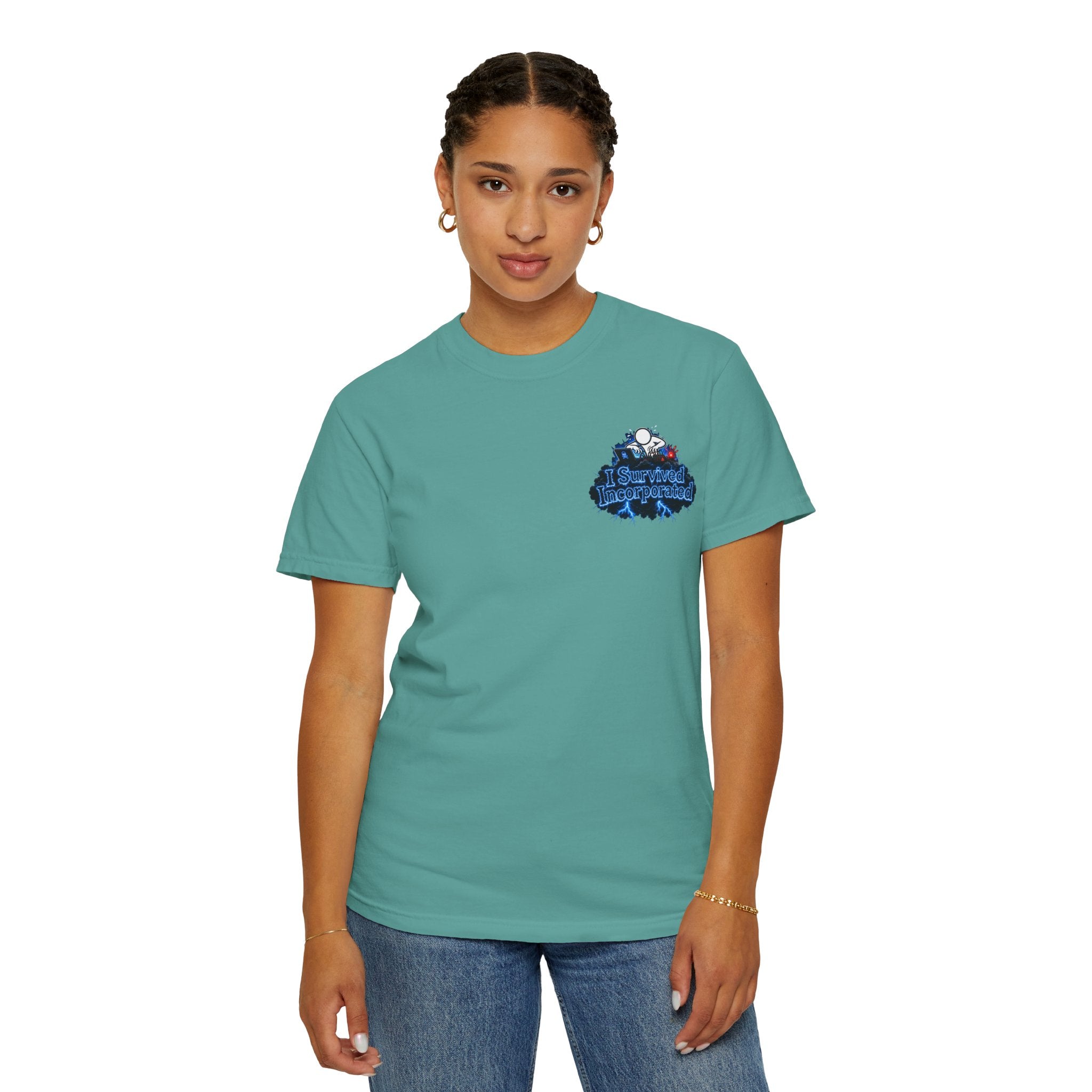 I Survived 2020 — "Please Stand By" Test Pattern Tee Lockdown Special Edition Summer Exclusive Unisex Garment-Dyed T-shirt