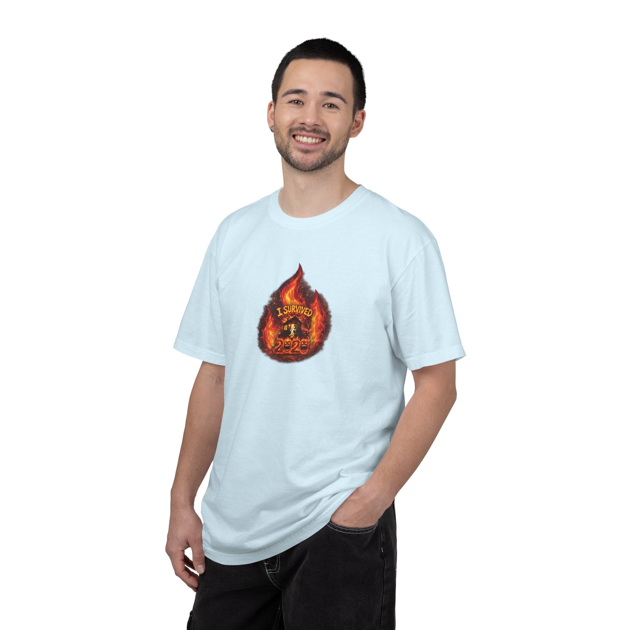 I Survived 2020 — WILDFIRES S2:E3: Director's Cut "The California Wildfires" Memorial Unisex Garment-Dyed T-shirt
