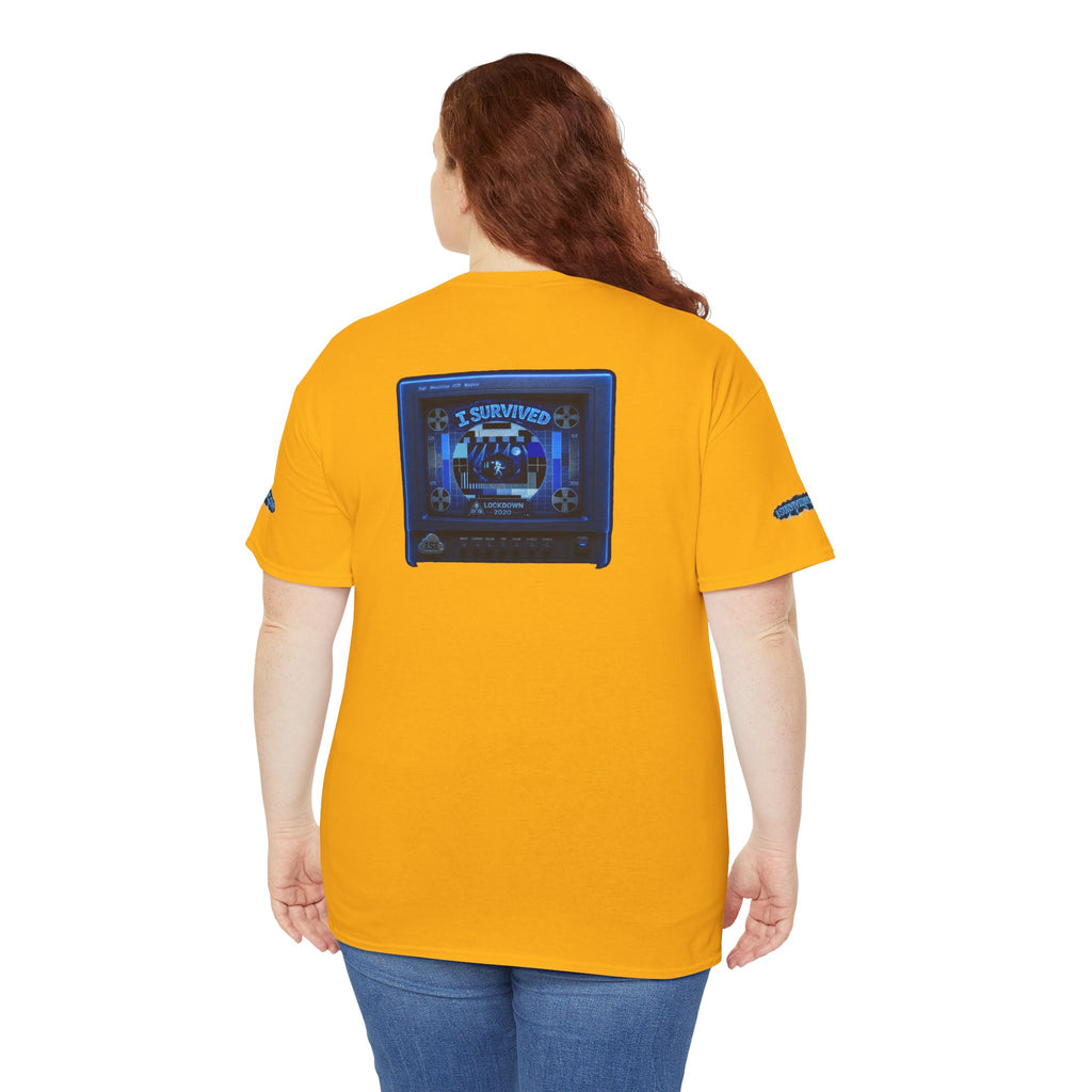 I Survived 2020 — "Please Stand By" Test Pattern Tee Lockdown Special Edition Summer Exclusive Unisex Heavy Cotton Tee