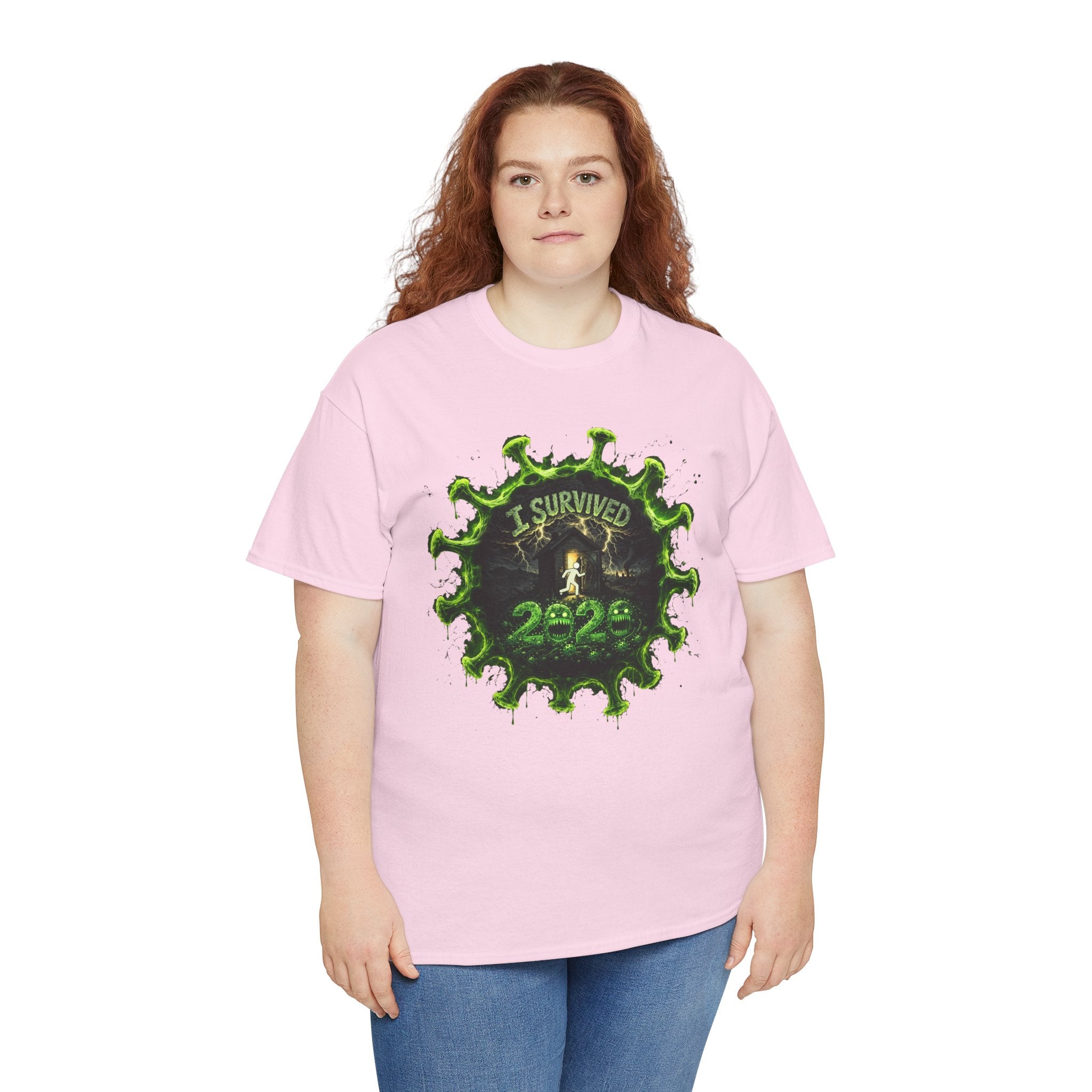 I Survived 2020 — Director's Cut S1:E1 "COVID-19: The Coronavirus" | Pandemic Edition Unisex Heavy Cotton Tee