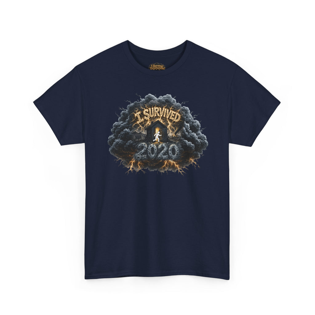 I Survived 2020 — Director's Cut Original Design Teaser Tee | Season 1 Premiere Drop Unisex Heavy Cotton Tee