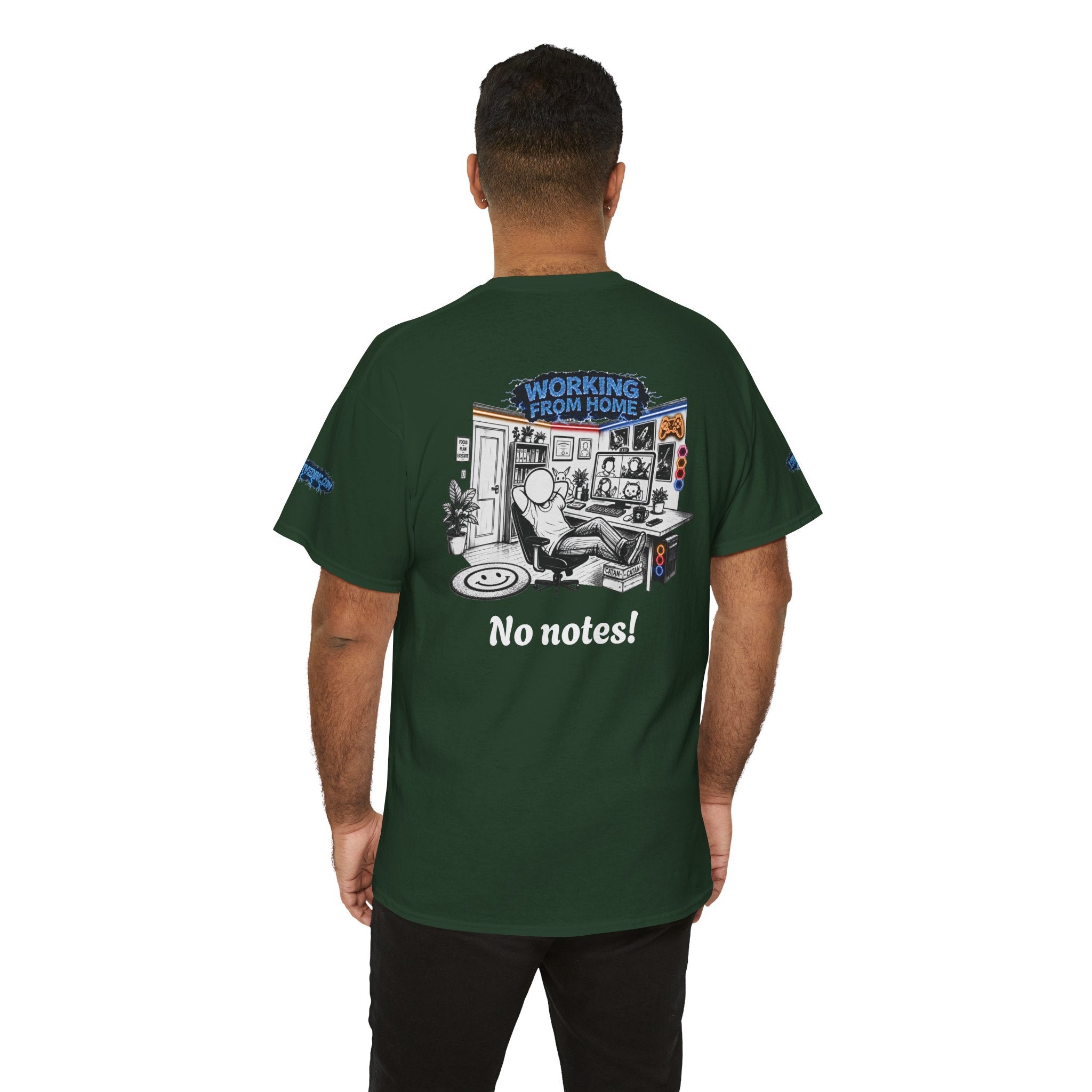 I Survived 2020 — LOCKDOWN S3:E4: Special Edition "Working From Home" Unisex Heavy Cotton Tee