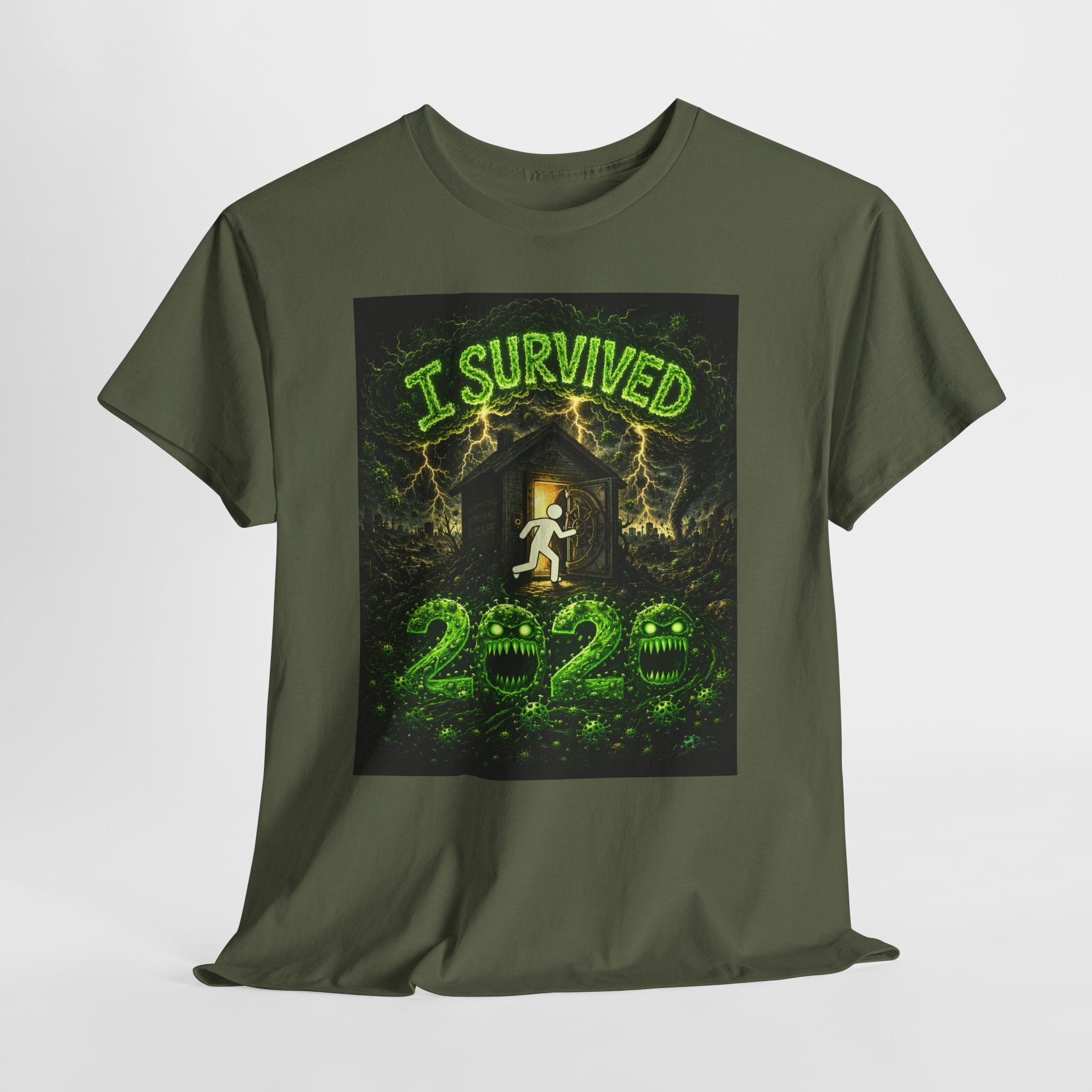 I Survived 2020 — S1:E5 "Delivery Doomsday" | Pandemic Edition Unisex Heavy Cotton Tee
