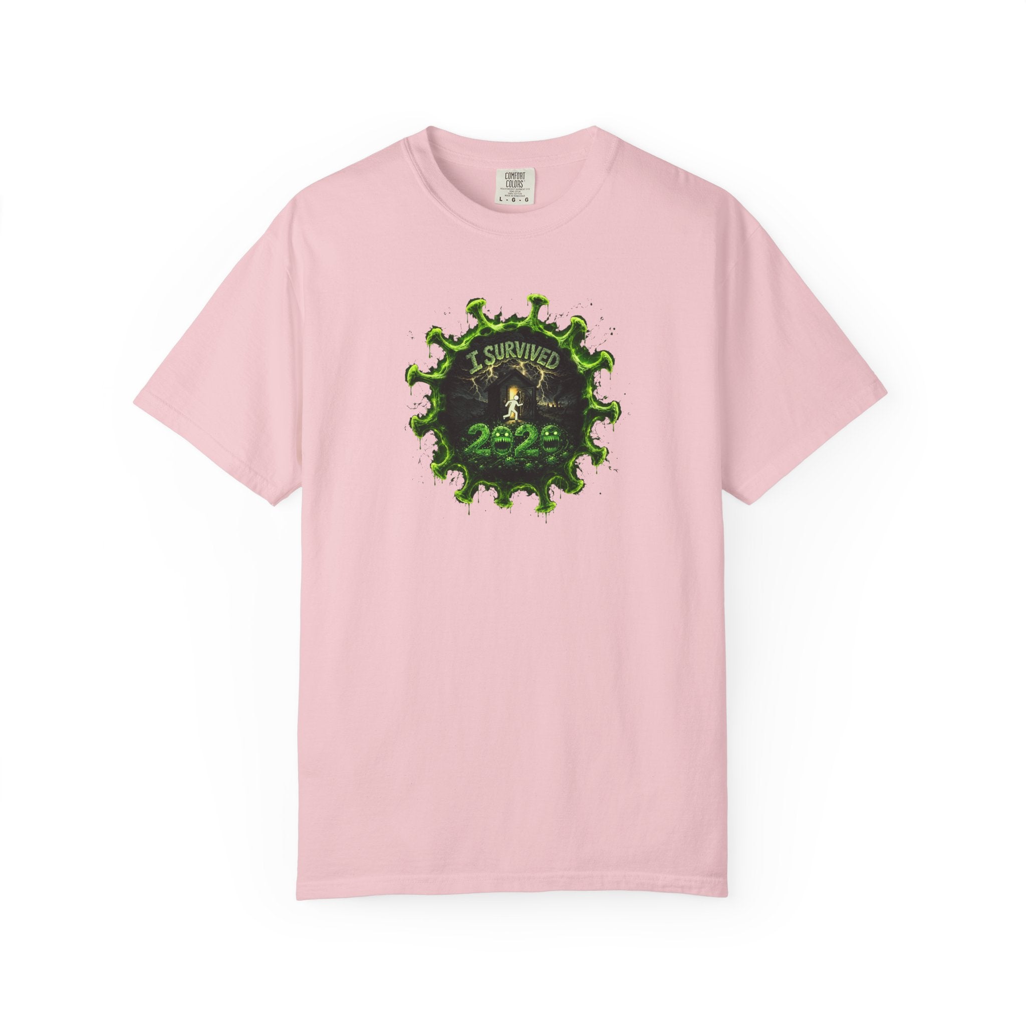 I Survived 2020 —  PANDEMIC S1:E1: Director's Cut "COVID-19: The Coronavirus" Unisex Garment-Dyed T-shirt