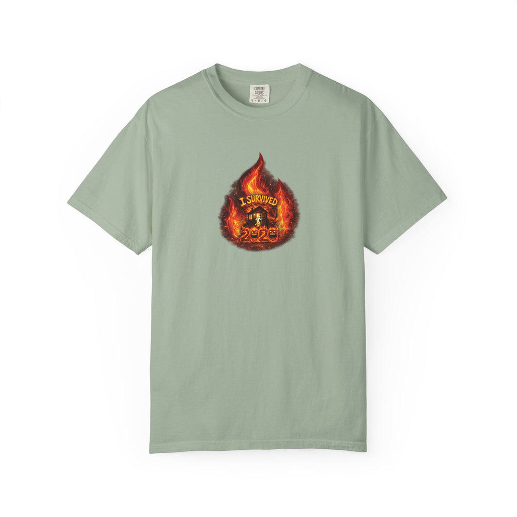 I Survived 2020 — WILDFIRES S2:E4: Director's Cut "Western U.S. Wildfire Season" Memorial Unisex Garment-Dyed T-shirt