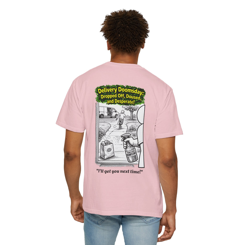 I Survived 2020 — PANDEMIC S1:E5: Director's Cut "Delivery Doomsday" Unisex Garment-Dyed T-shirt