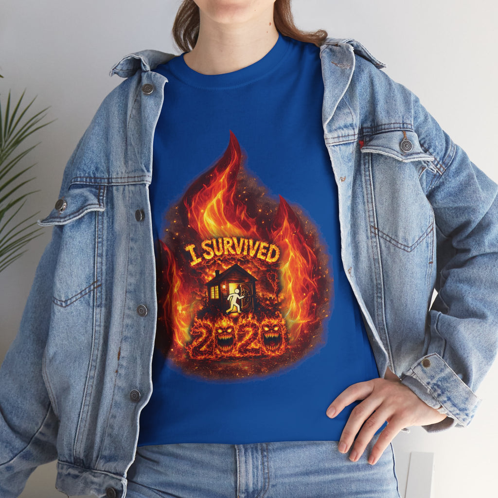 I Survived 2020 — Director's Cut S2:E4 "Western U.S. Wildfire Season" | Mid-Season Finale Pt. 1 | Wildfire Edition Memorial Unisex Heavy Cotton Tee (SPECIAL EDITION)