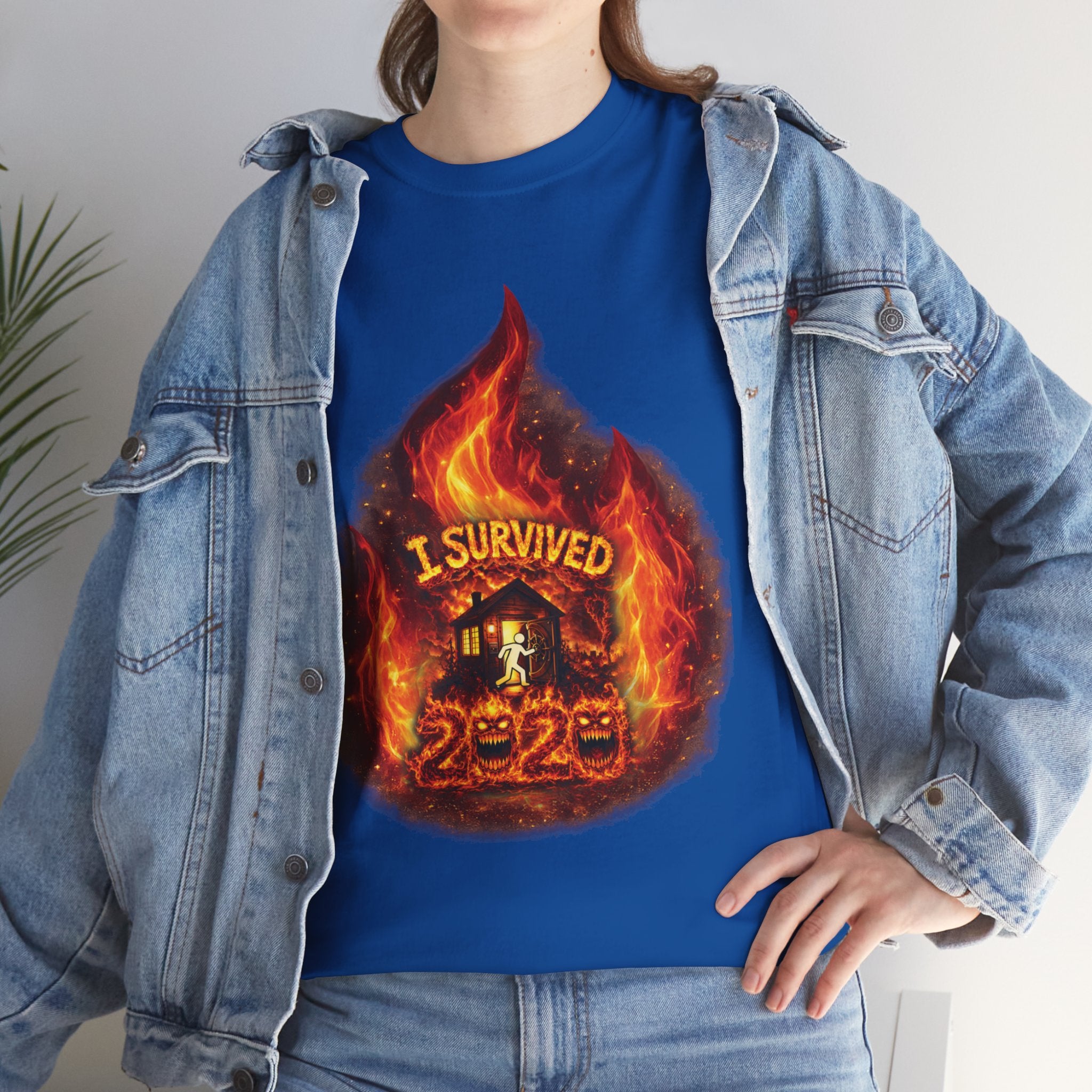 I Survived 2020 — Director's Cut S2:E4 "Western U.S. Wildfire Season" | Mid-Season Finale Pt. 1 | Wildfire Edition Memorial Unisex Heavy Cotton Tee (SPECIAL EDITION)