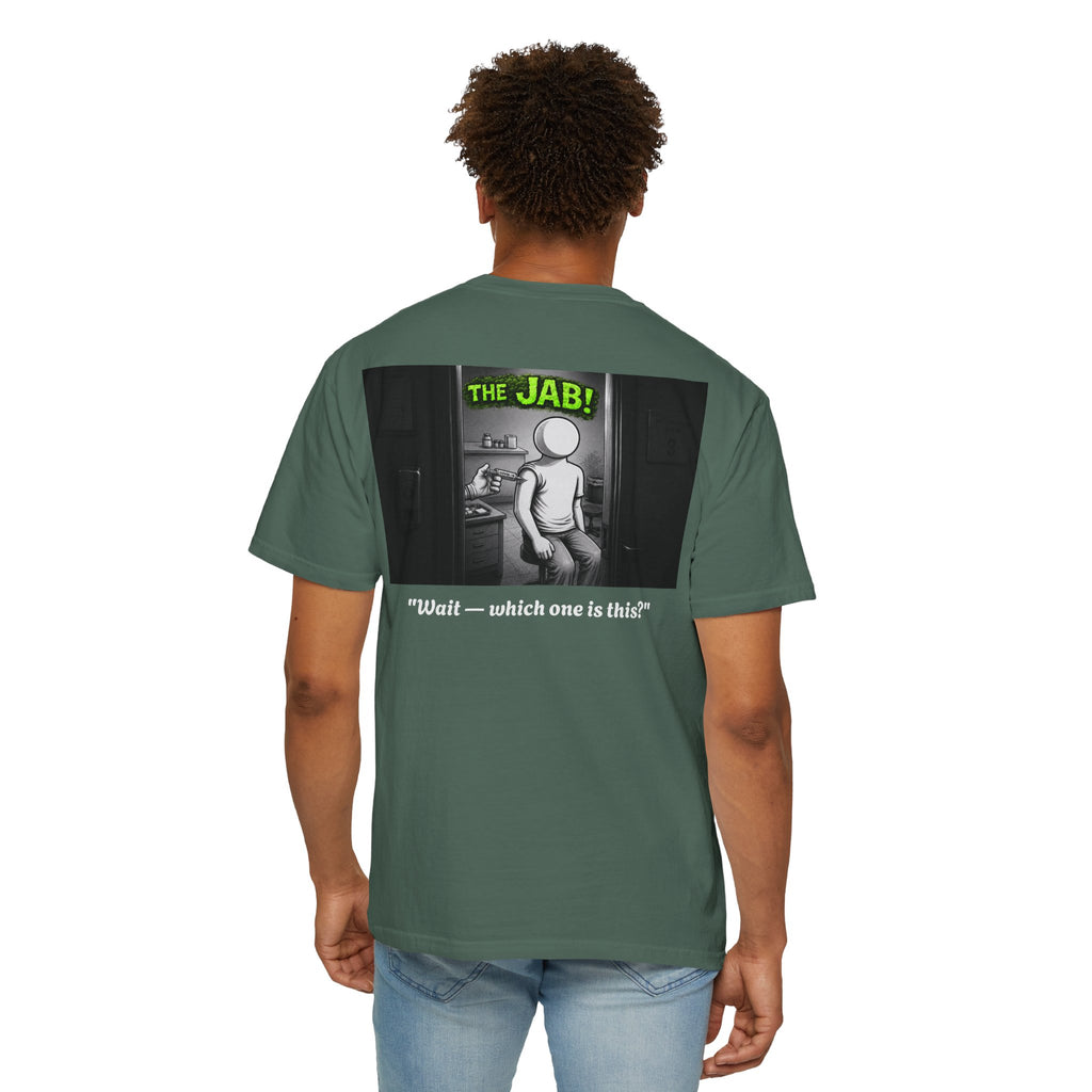 I Survived 2020 — Director's Cut S1:E3 "The Jab!" | Pandemic Edition Unisex Garment-Dyed T-shirt
