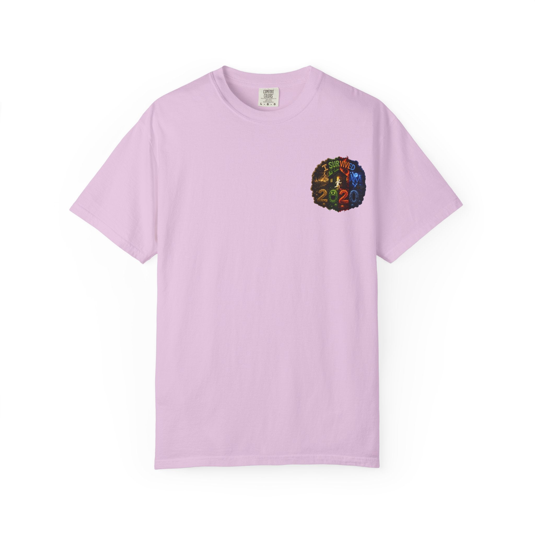 I Survived 2020 — "No Signal" Test Pattern Tee Alien Broadcast Finale Summer Premiere Unisex Garment-Dyed T-shirt