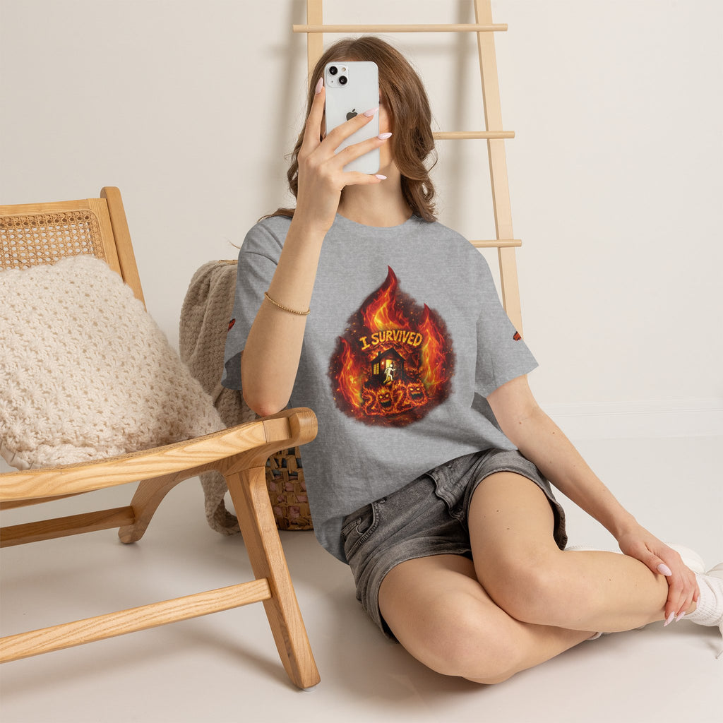 I Survived 2020 — Director's Cut S2:E2 "The Bobcat Fire" | Wildfire Edition Memorial Unisex Heavy Cotton Tee (SPECIAL EDITION)