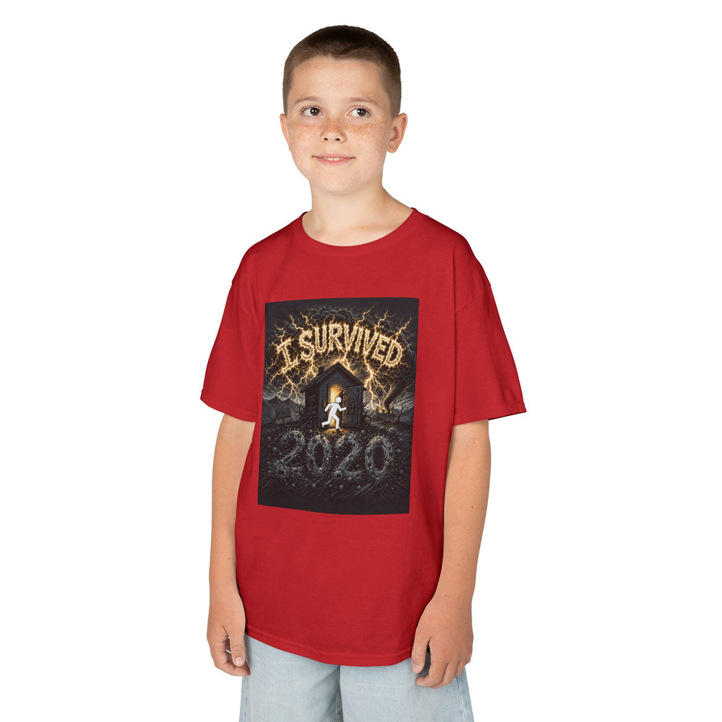 I Survived 2020 — Original Design Teaser Tee | Season 1 Premiere Drop Kids Heavy Cotton™ Tee