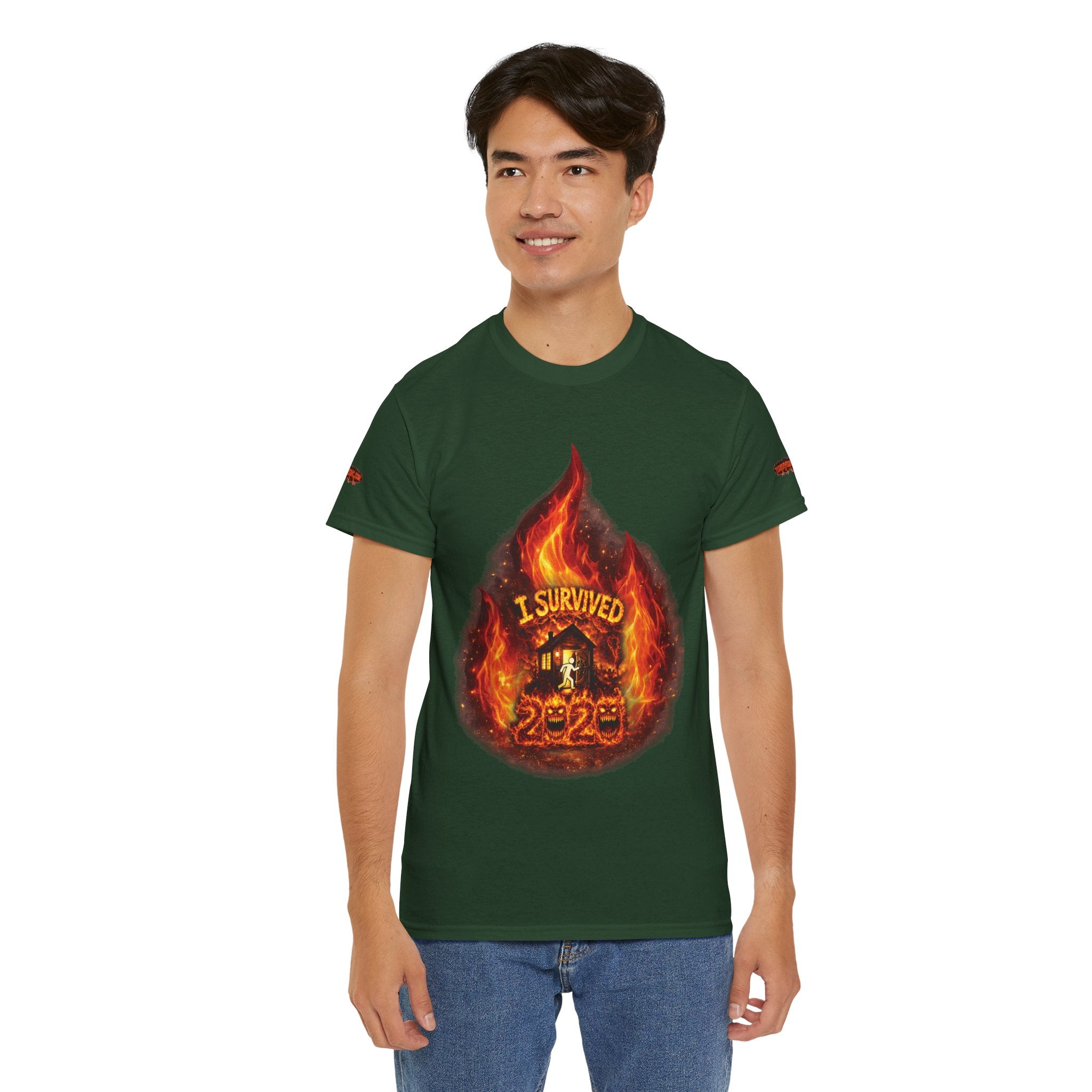 I Survived 2020 — Director's Cut S2:E4 "Western U.S. Wildfire Season" | Mid-Season Finale Pt. 1 | Wildfire Edition Memorial Unisex Heavy Cotton Tee (SPECIAL EDITION)