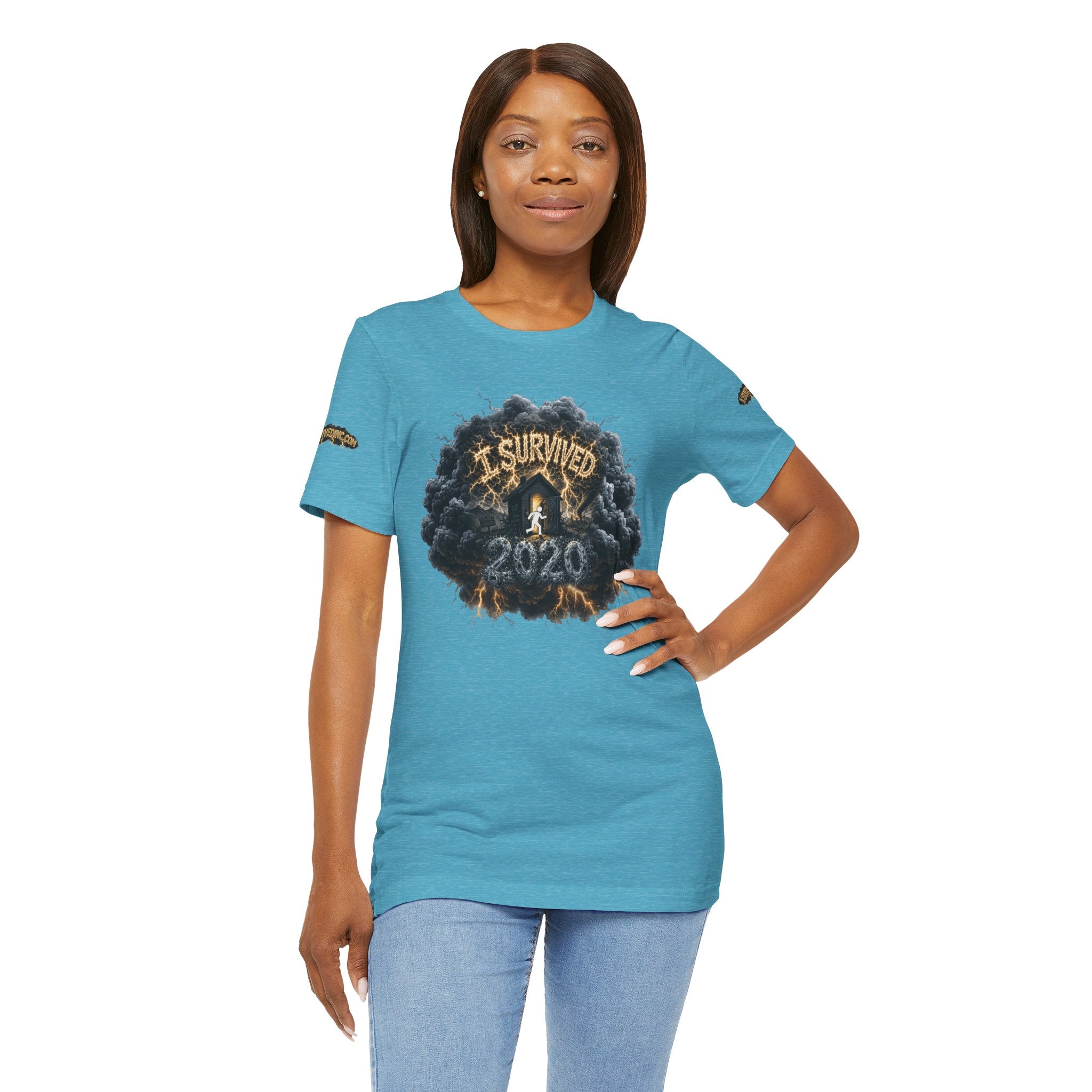 I Survived 2020 — Director's Cut Original Design Teaser Tee | Season 1 Premiere Drop Unisex Jersey Short Sleeve Tee