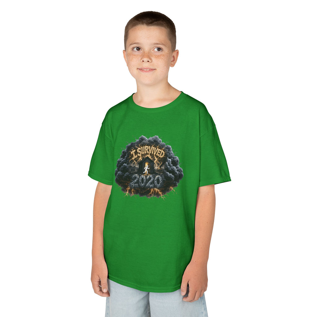 I Survived 2020 — Director's Cut Original Design Teaser Tee | Season 1 Premiere Drop Kids Heavy Cotton™ Tee