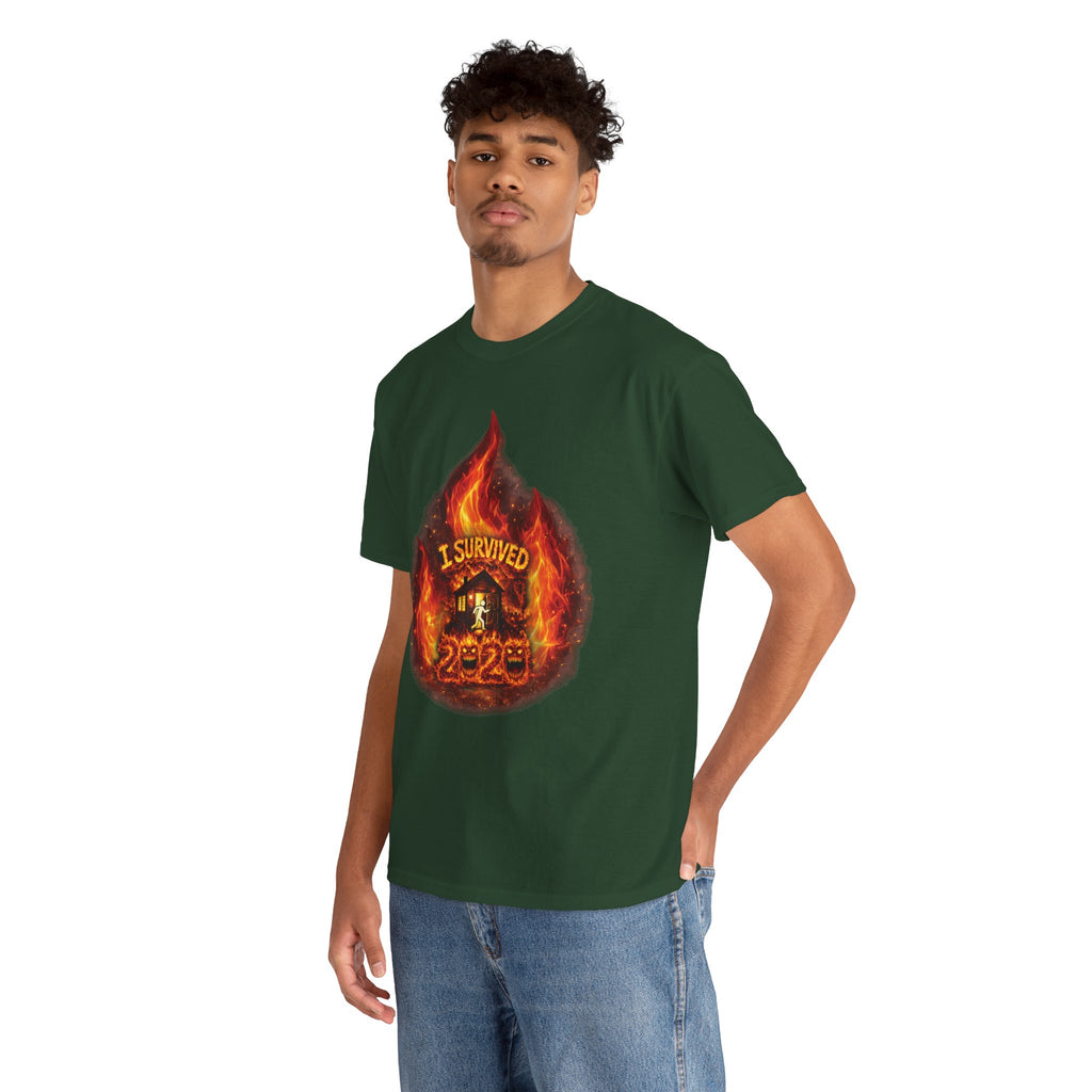 I Survived 2020 — Director's Cut S2:E2 "The Bobcat Fire" | Wildfire Edition Memorial Unisex Heavy Cotton Tee