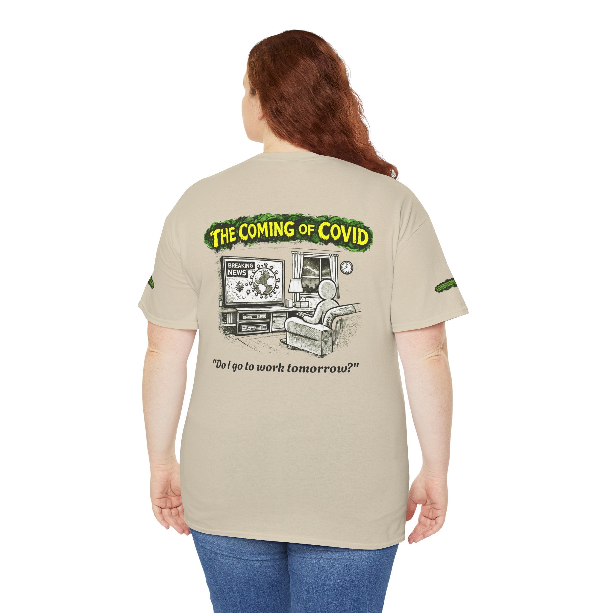 I Survived 2020 — PANDEMIC S1:E2: Director's Cut Special Edition "The Coming of COVID" Unisex Heavy Cotton Tee