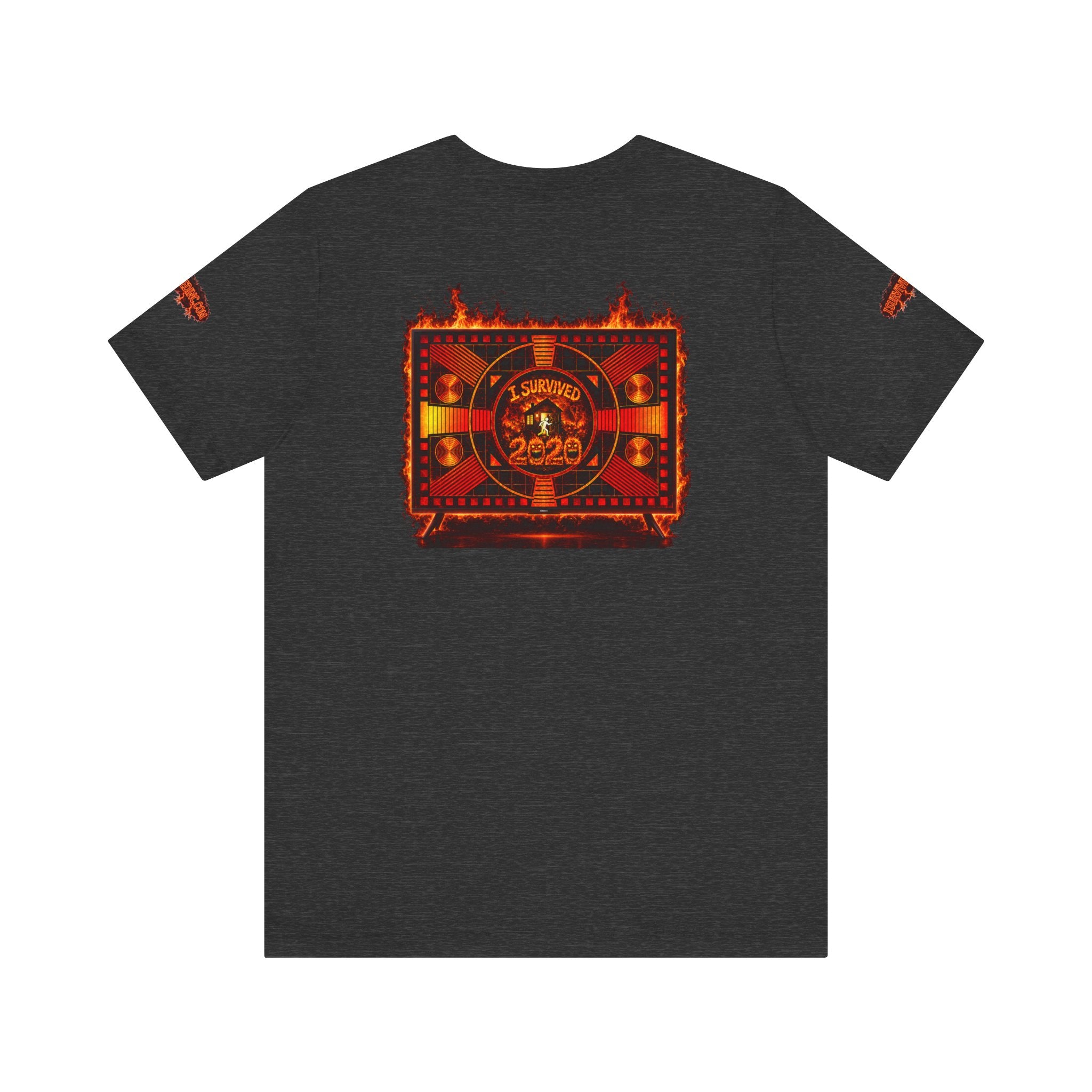 I Survived 2020 — "Please Stand By" Test Pattern Tee Wildfire Signal Special Edition Summer Premiere Unisex Jersey Short Sleeve Tee