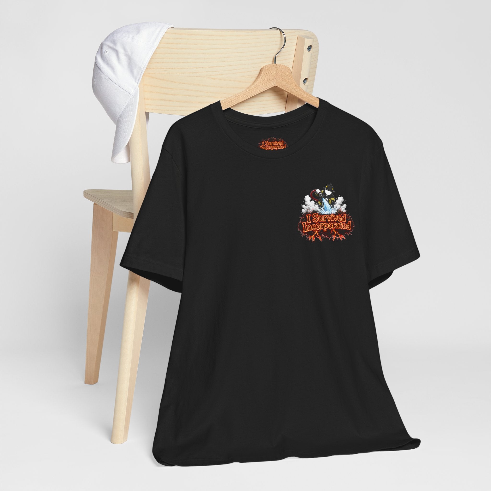 I Survived 2020 — "Please Stand By" Test Pattern Tee Wildfire Signal Edition Summer Premiere Unisex Jersey Short Sleeve Tee