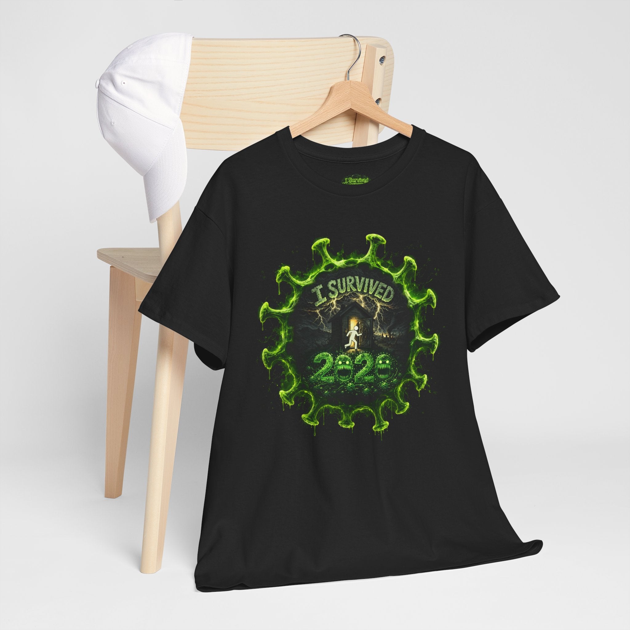 I Survived 2020 — Director's Cut S1:E2 "The Coming of COVID" | Pandemic Edition Unisex Heavy Cotton Tee