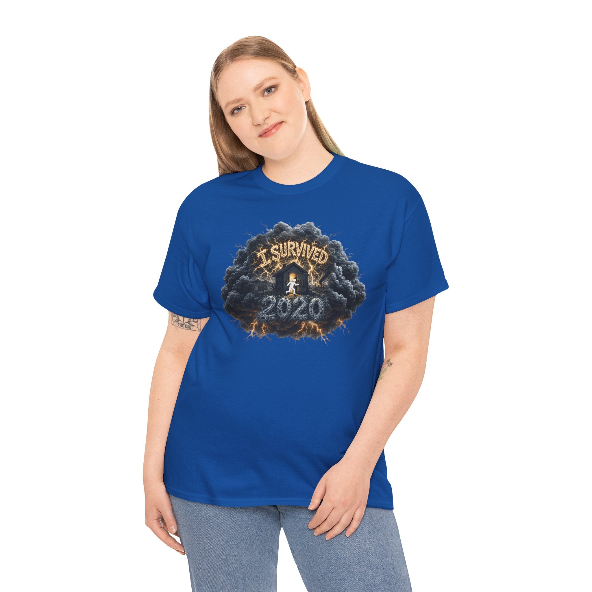I Survived 2020 — Director's Cut Original Design Teaser Tee | Season 1 Premiere Drop Unisex Heavy Cotton Tee