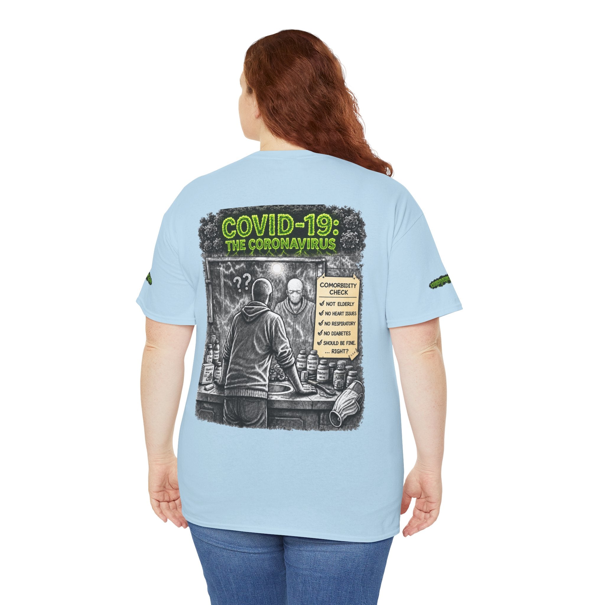 I Survived 2020 — S1:E1 "COVID-19: The Coronavirus" | Pandemic Edition Unisex Heavy Cotton Tee (SPECIAL EDITION)