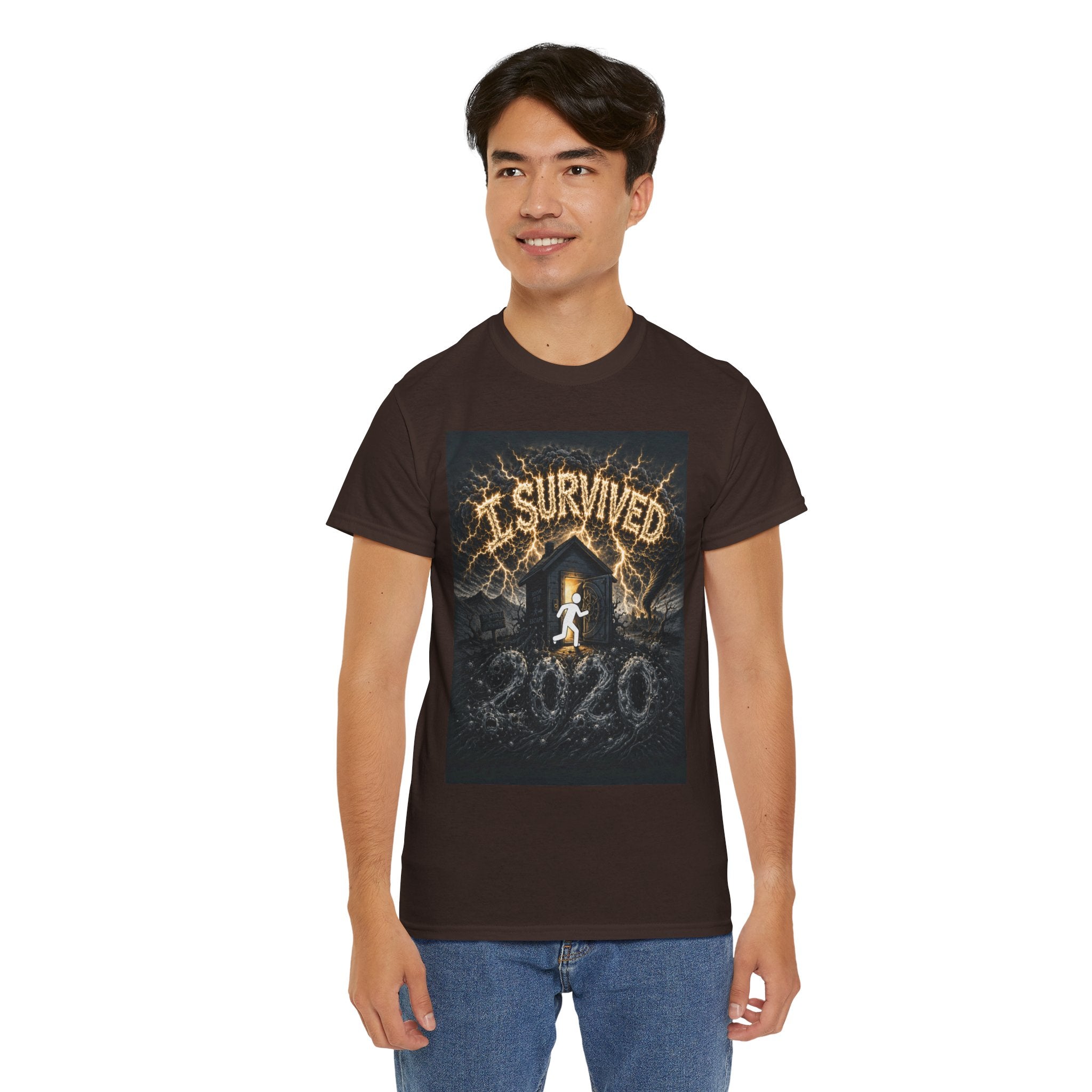 I Survived 2020 — Original PILOT Design Unisex Heavy Cotton Tee