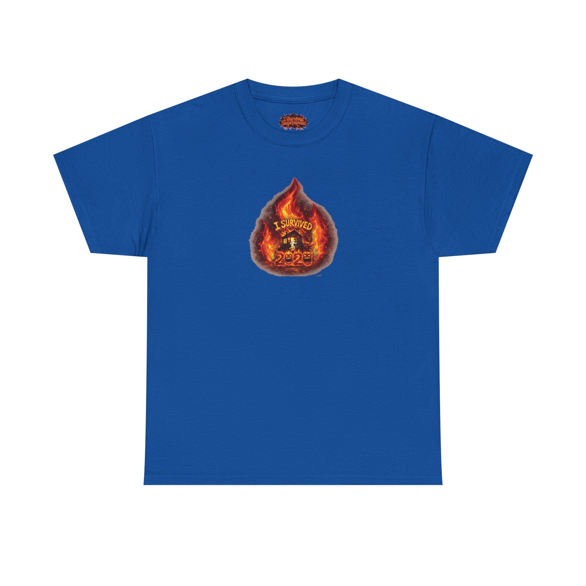 I Survived 2020 — WILDFIRES S2:E2: Director's Cut "The Bobcat Fire" Memorial Unisex Heavy Cotton Tee
