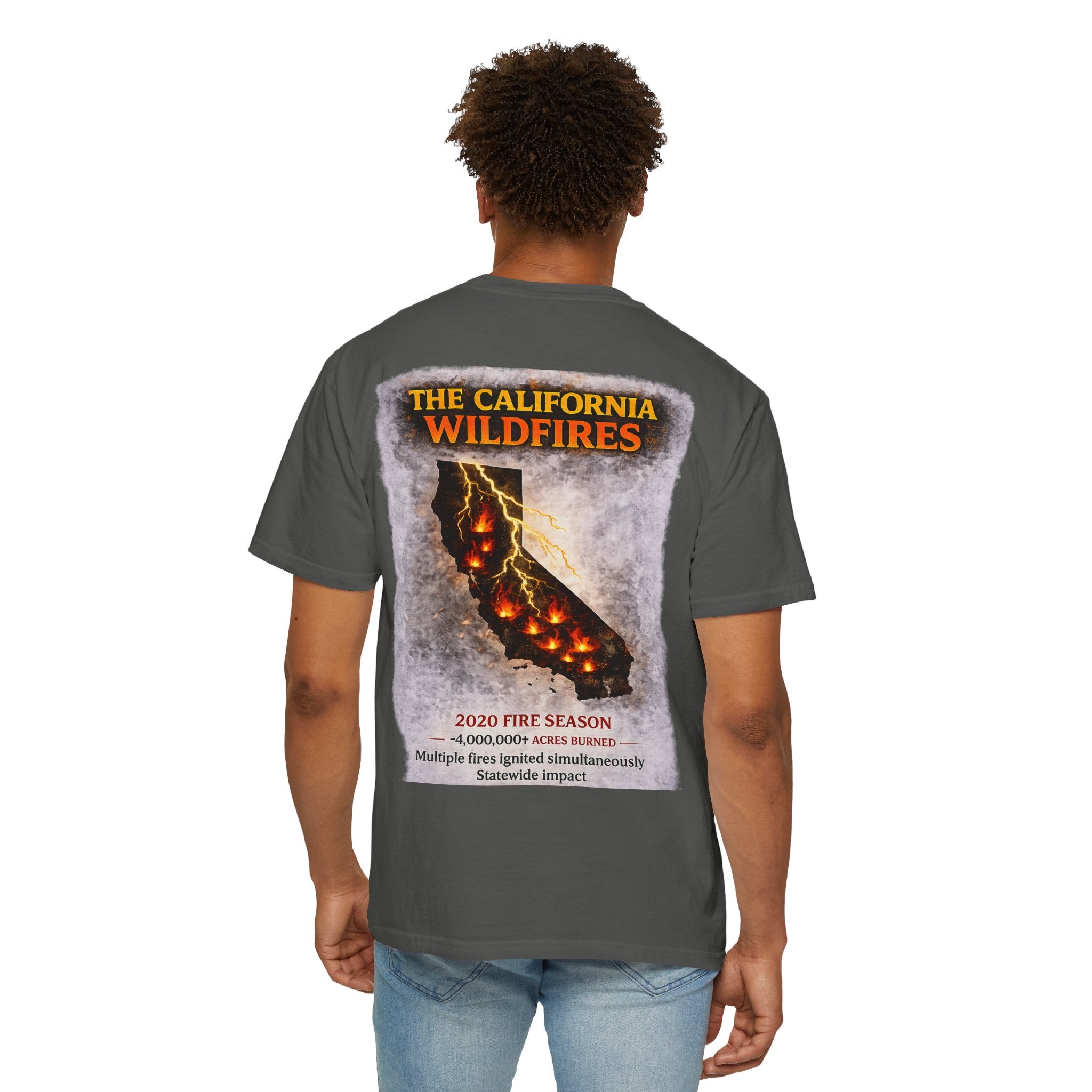 I Survived 2020 — WILDFIRES S2:E3: Director's Cut "The California Wildfires" Memorial Unisex Garment-Dyed T-shirt