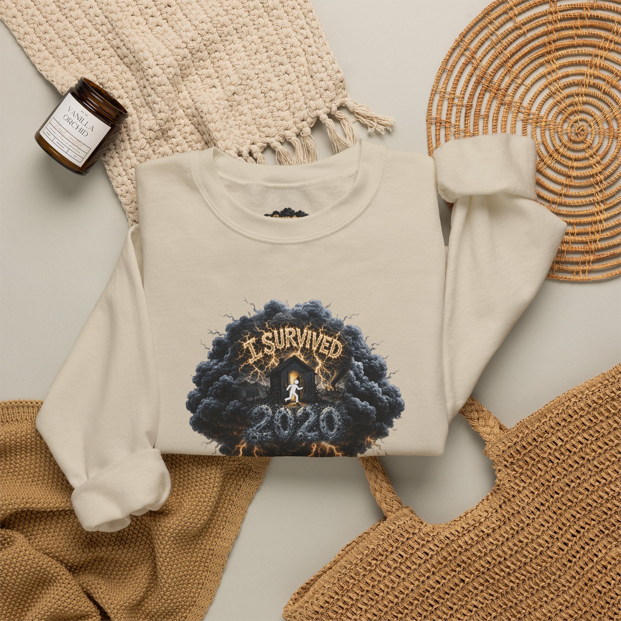I Survived 2020 — Original PILOT Design: Director's Cut Special Edition Unisex Heavy Blend™ Crewneck Sweatshirt