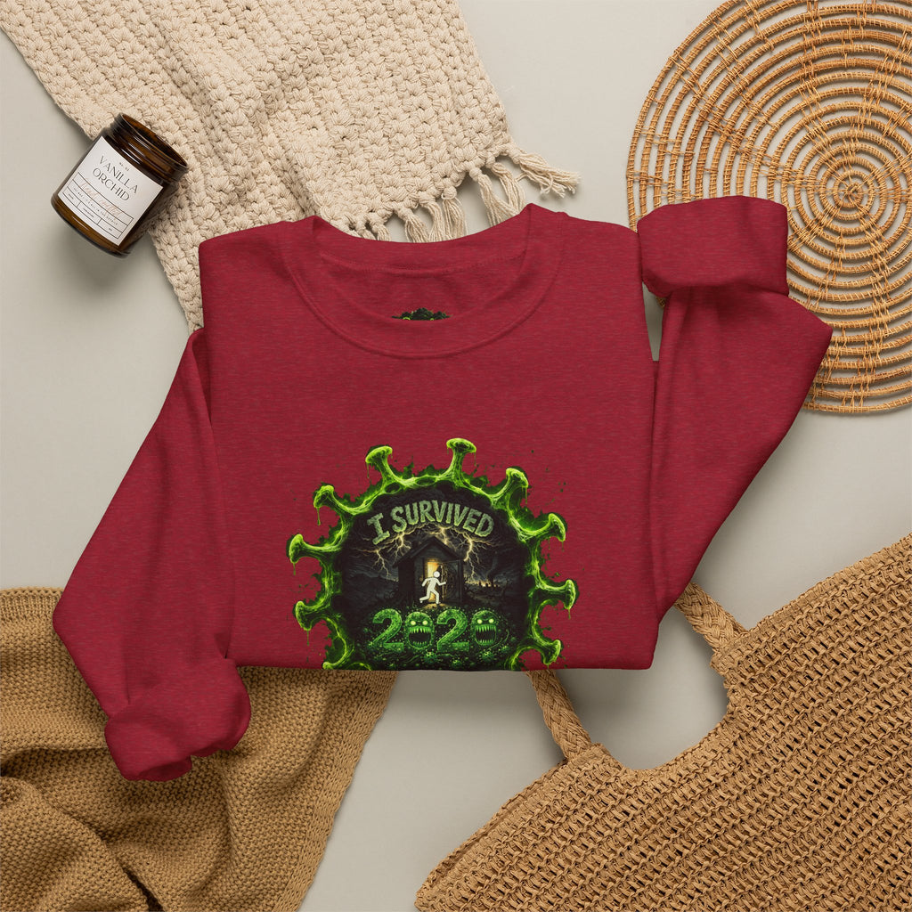 I Survived 2020 — PANDEMIC S1:E1: Director's Cut "COVID-19: The Coronavirus" Unisex Heavy Blend™ Crewneck Sweatshirt
