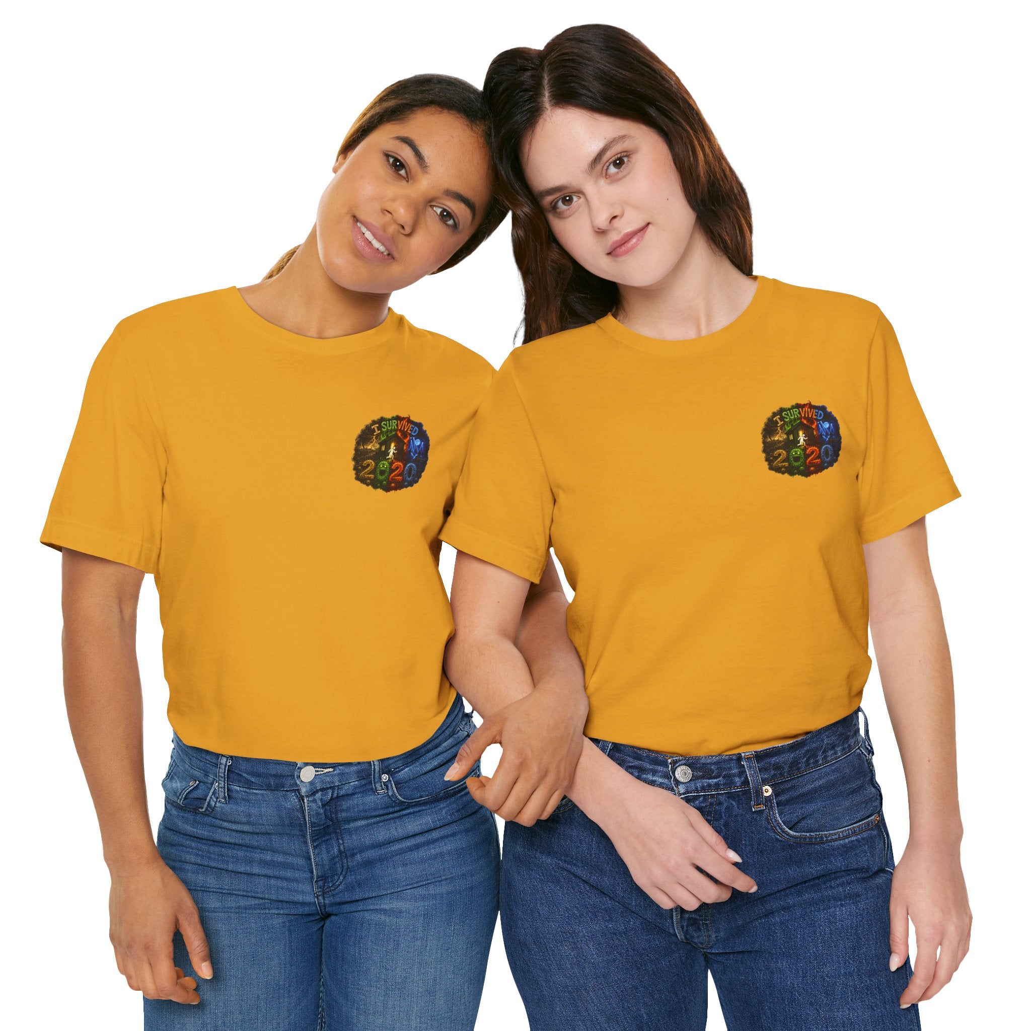 I Survived 2020 — "No Signal" Test Pattern Tee Alien Broadcast Finale Summer Premiere Unisex Jersey Short Sleeve Tee